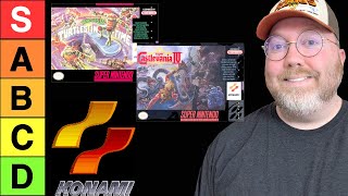 I Ranked Konami SNES Games