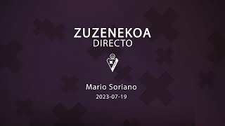 PRENTSAURREKOA | Presentación Mario Soriano | 2023. 07. 19