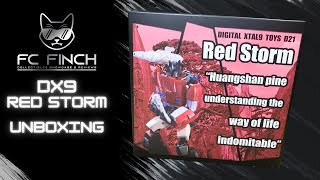 DX9 RED STORM [MASTERPIECE SIDESWIPE]: FINCH UNBOXES