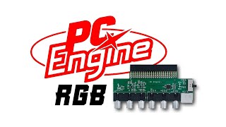 PC Engine RGB ADAPTER - get a lovely picture from your PCE!