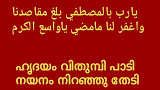 ഹൃദയം വിതുമ്പി തേടി..