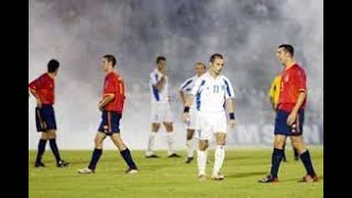 Ελλάδα-Ισπανία 0-2/ Στιγμιότυπα/ Προκριματικά Euro 2004