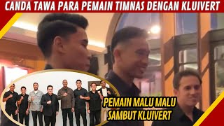 PEMAIN TIMNAS SAMBUT HANGAT PATRICK KLUIVERT SAAT DINNER