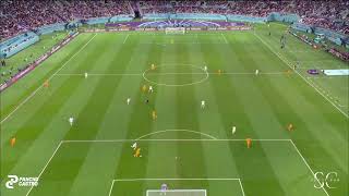 1er Gol de Países Bajos vs EUA Camara Táctica Qatar2022