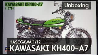 [Unboxing] HASEGAWA 1/12 KAWASAKI KH400-A7