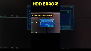 DVR HDD Error Fixed in 1 Minute! 🔧