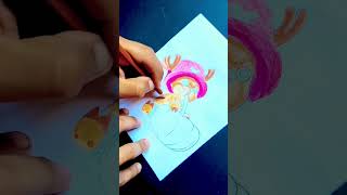 Easy draw tutorial #chopper #onepiece #anime #drawing #drawingskill