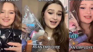EVERYTHING I GOT FOR FREE AT SEPHORA (AS AN EMPLOYEE) SHORTS COMPILATION