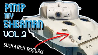 1/35 M4 Sherman detailing tutorial: How to add cast textures and Weld seams