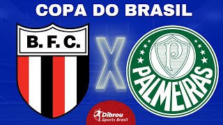 BOTAFOGO-SP X PALMEIRAS AO VIVO | COPA DO BRASIL - TERCEIRA FASE | NARRAÇÃO