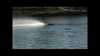 MMP Titus - monster ( Test run - half throttle ) RC powerboat