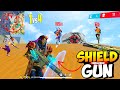 Only Shield Gun Challenge 🔥Op Solo Vs Squad Gameplay 🎯 Free Fire