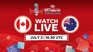 Group Phase | Canada v Australia | Full Basketball Game | FIBA U17 Basketball World Cup 2024