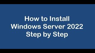 Install Windows Server 2022 on VirtualBox in 2025