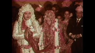 Randhir Kapoor and Babita wedding ceremony (1971) - rare video, Rishi Kapoor present