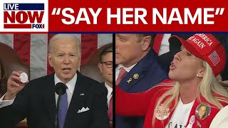 State of the Union: MTG yells at Biden to say Laken Riley's name | LiveNOW from FOX