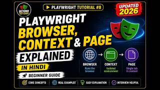Playwright Browser, Context & Page Explained | Beginner Guide