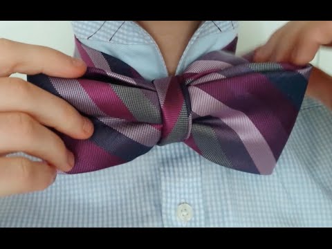How to Tie a Bow Tie with a Regular Tie How to Tie a Bow Tie with a Regular Tie
