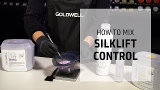 How to mix SilkLift Control high-performance lightener | Goldwell Education Plus