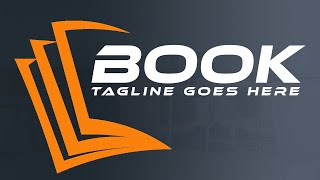 Professional Book Logo Designed by Illustrator 2022
