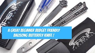 A Beginner Budget Friendly Balisong Butterfly Knife from Arena Accessories