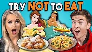 Try Not To Eat Challenge - Disney Food #2 | People Vs. Food
