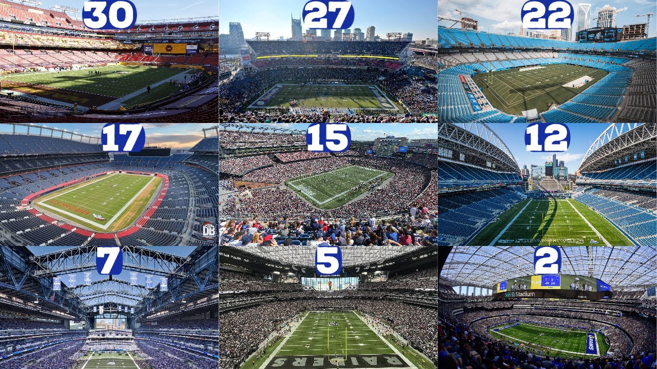 *OFFICIAL* NFL 2023 Stadium Rankings From WORST To BEST - Win Big Sports