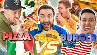 PIZZA VS BURGER : le match Légendaire !