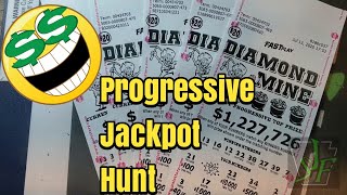 Progressive Jackpot Hunting. Diamond Mine 💎 Fast Play Tickets