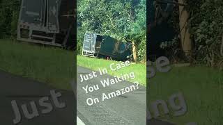 Amazon Truck Goes Off Road #amazon #viral #