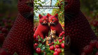 Red berry Cat videos for cats to watch 02 #catvideos #catlover #cat #redberry #short