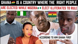 Ghana Is A Country Where The Right People Are Elected While Nigeria Elect Illiterates To Rule🇬🇭🇳🇬