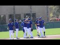 野手ノック練習！最後のキムヘソンの1球はみんなでlet’s go dodgers コール！！ 毎回やってます 仲良さそうな内野メンバー【現地映像】2025年2月20日スプリングトレーニング