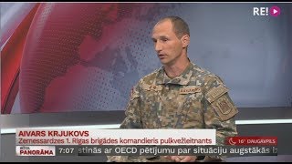 Intervija ar Aivaru Krjukovu par zemessardzes militārajām mācībām \