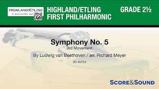 Symphony No. 5, arr. Richard Meyer – Score \u0026 Sound