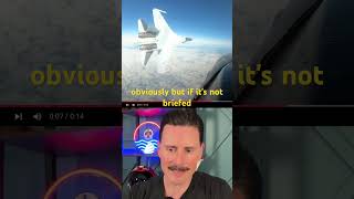 Thunderbird Pilot Reacts to Dangerous Russian SU-35 pass of F-16