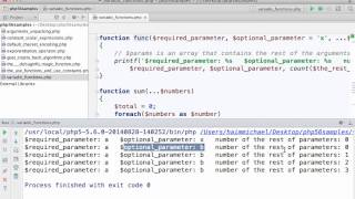 Variadic Function in PHP 5.6