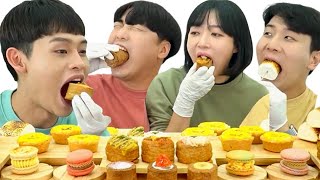 봉길이와 친구들🥳 한입만 비교먹방2탄!!😋 Bonggil With Best Friend Big Bite MuKBang~!!😍