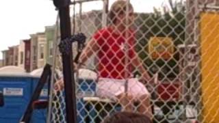 Mindy Basara from WBALTV11 Takes a Turn in the Plunge Dunk Tank