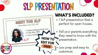 Back to School Night Presentation