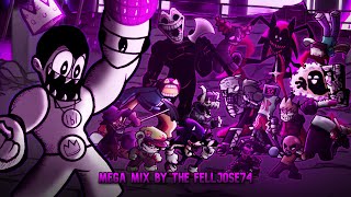 Despicable Exacerbation PLUS / REBOOT EDITION [Infinuggets Mega Mashup] Friday Night Funkin' Mix