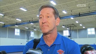 Knicks Coach Jeff Hornacek | I Wish Phil Jackson the Best