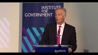 Former PM Tony Blair gives speech on Brexit - watch live