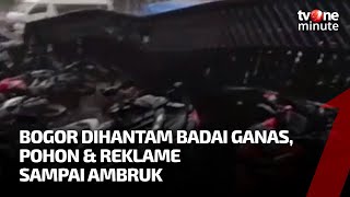 MENCEKAM! Bogor Kembali Dihantam Hujan Disertai Angin Kencang | tvOne Minute