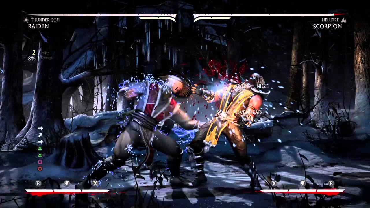 Mortal Kombat X Raiden Combos - YouTube