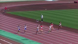 201801021_第２回宮崎県陸上競技記録会_一般・高校女子100m_決勝2組