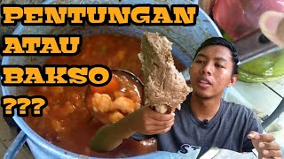 BAKSO PENTUNGAN SUPER | Gedhe,murah,Enak tapi gak viral