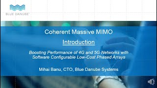 Blue Danube RF Coherency 2018 Intro May 2019