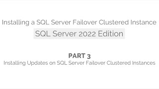 Installing A Sql Server Failover Clustered Instance Sql Server 2022 Installing A Sql Server Failover Clustered Instance Sql Server 2022