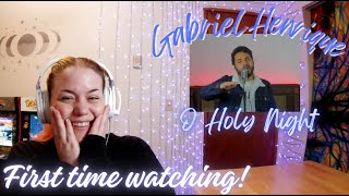 *Opera singer's first time watching!* - Gabriel Henrique - O Holy Night - Gooble Reacts!